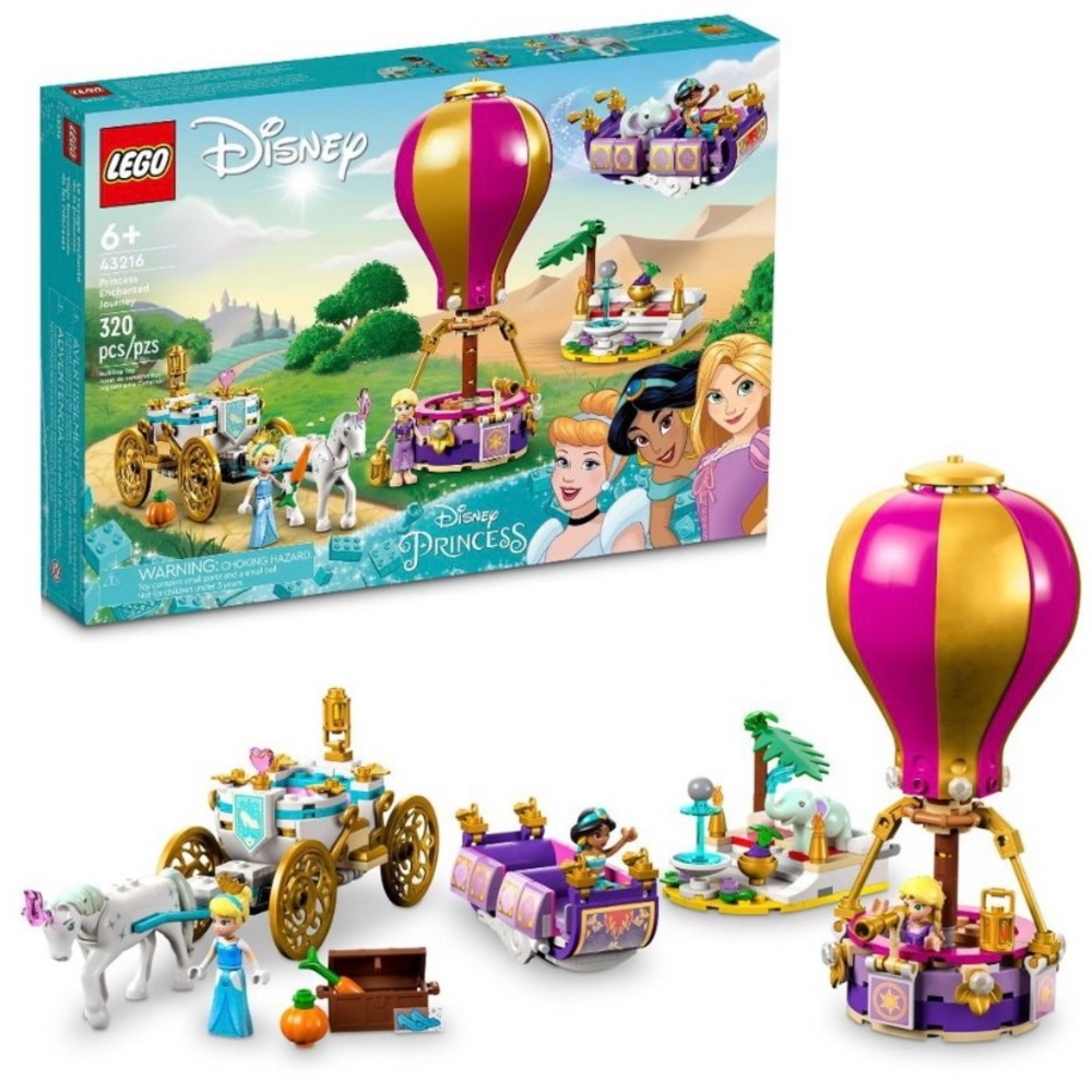LEGO Disney Princess Enchanted Journey 43216 Building Set - 3in1 Playset with Ci